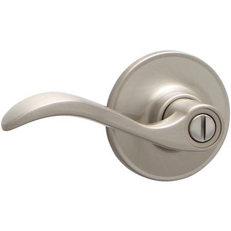 Schlage Dexter Satin Nickel Seville Privacy Door Lever J40VSEV619